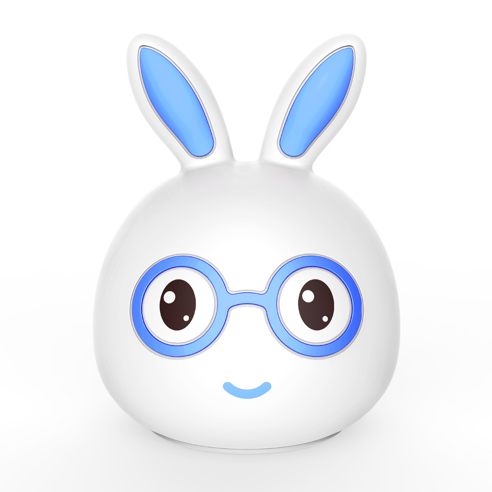 Smiling Blue Rabbit