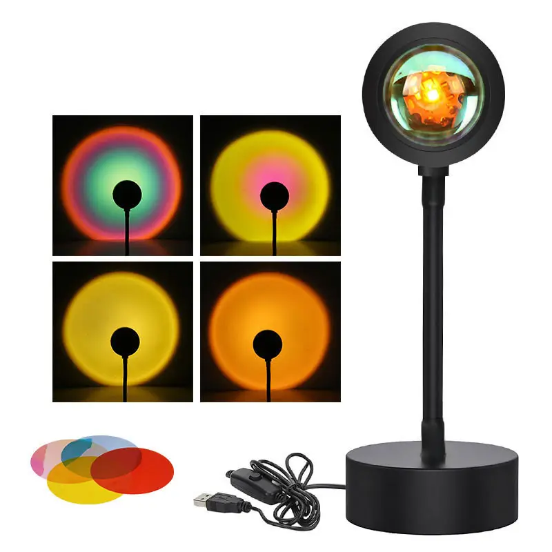 Sunset Projection Lamp Projector Night Light Wall