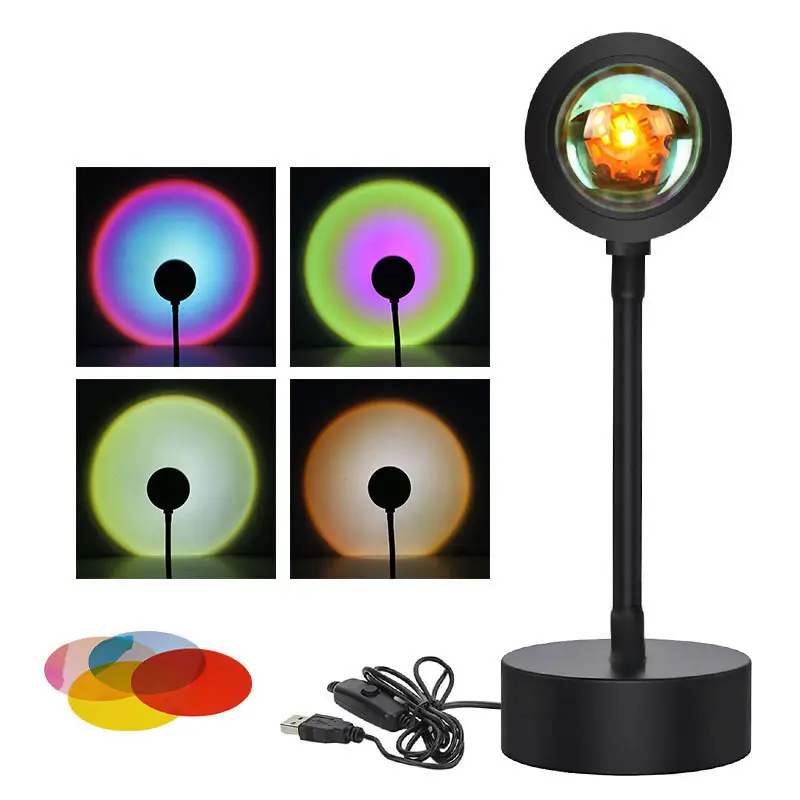 Sunset Projection Lamp Projector Night Light Wall