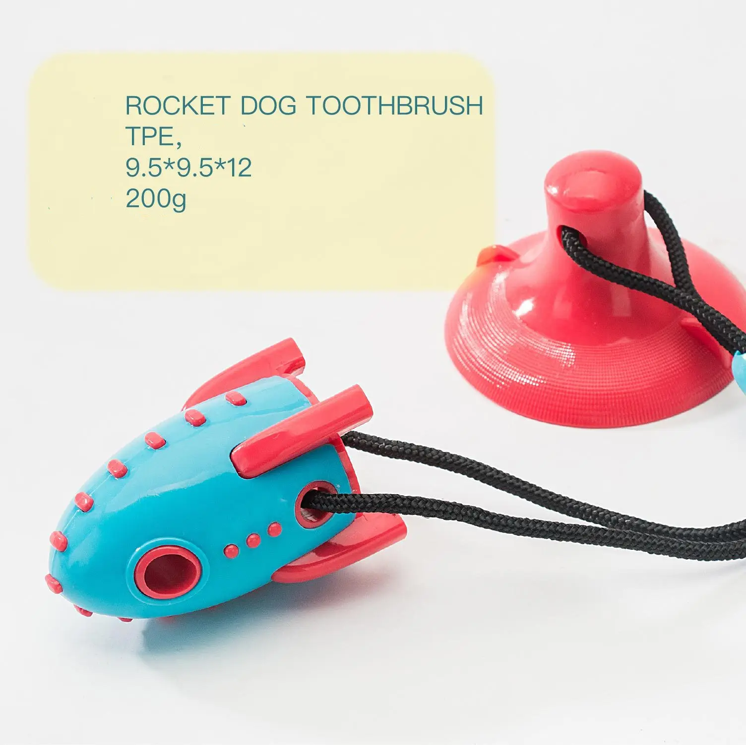 Rocket Dog Toys Leaking Food Bite Bite-resistant