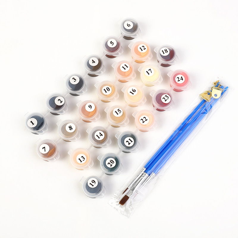 DIY Digital Oil Painting Natural Landscape Flower Painting