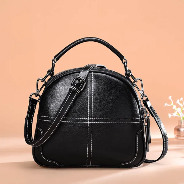 Fashion Simple Portable Leather Handbags Black - Shop at LoveMi