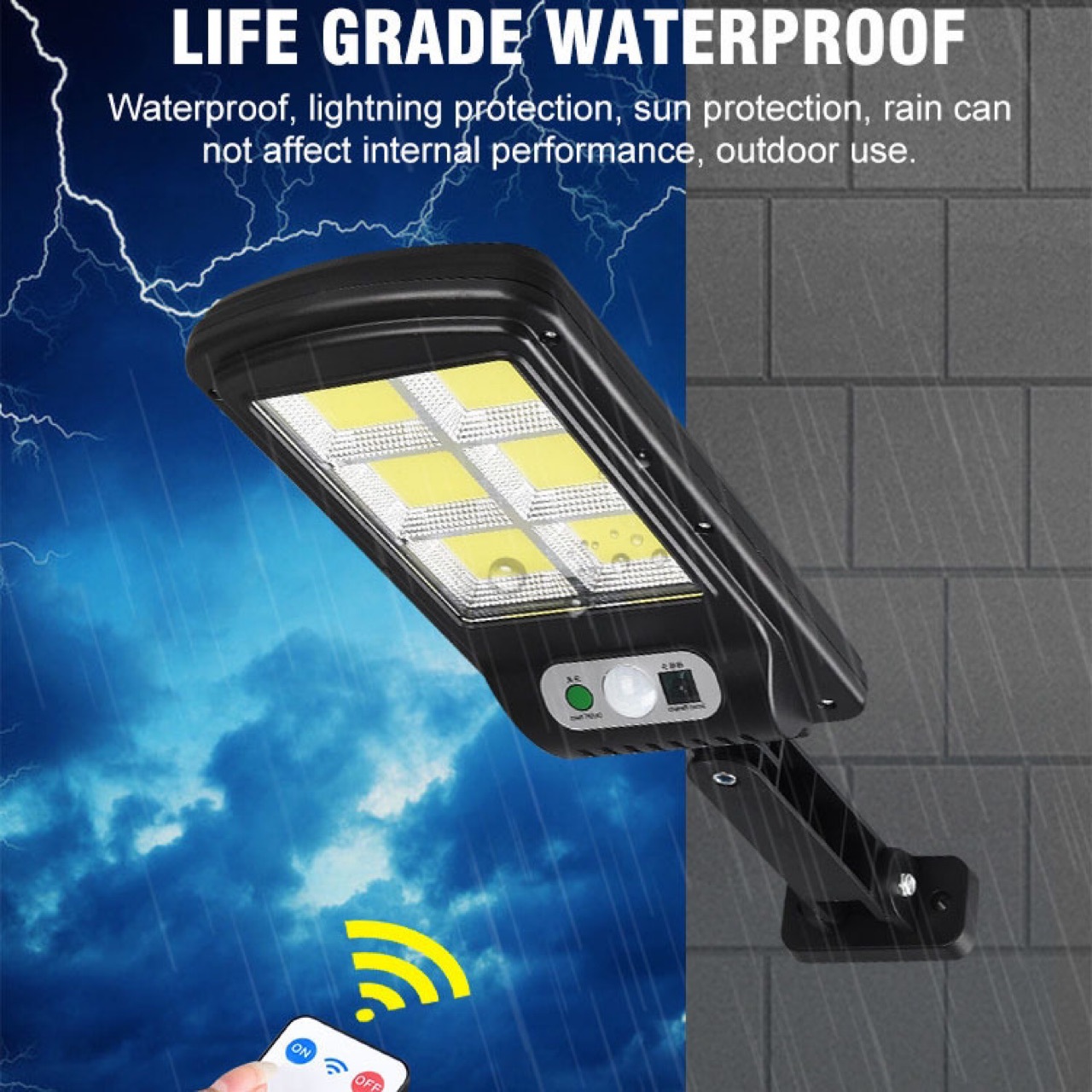Solar Wall Light IP67 Waterproof High-brightness Solar Light - Image 4