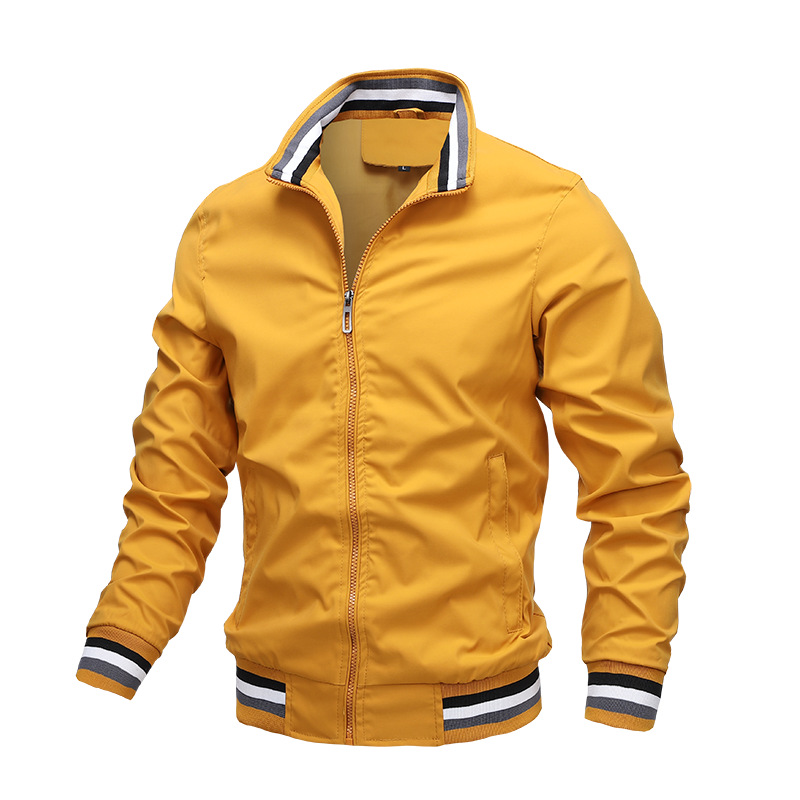 Casual Single-Breasted Stand Collar all-Match Fashionable Jacket