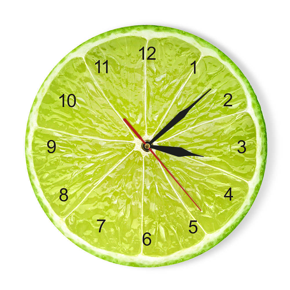 Pineapple Slice Acrylic Wall Clock