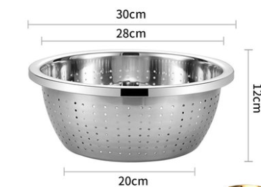 Title 3, Food Grade 304 Stainless Steel Basin Household ...