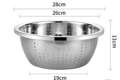 Title 4, RVS 304 food grade kom voor in de keuken. Eiere...