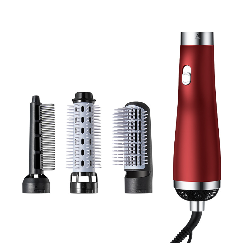Three in one Hair Dryer Change Comb Straight Hair Comb Curly Hair Comb Red - Shop at LoveMi