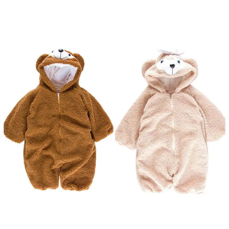 OBaby Plus Velvet Padded Climbing Clothes Autumn And Winter Hoode Jacket