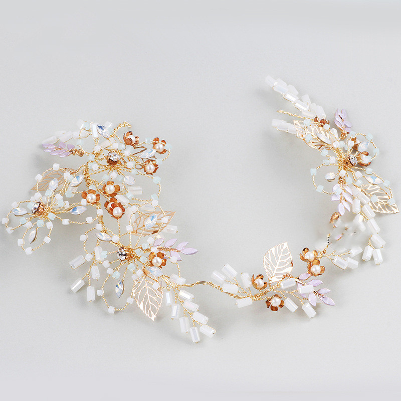 Pearl Hair Band Photo Studio Wedding Travel Photography Dress Accessories — foto 2