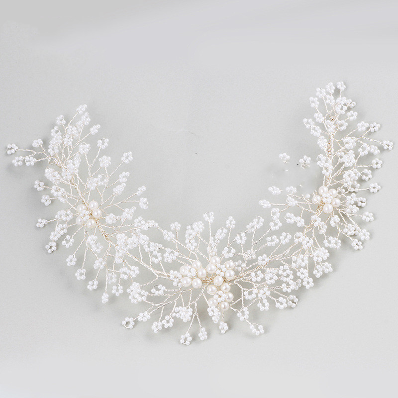 Pearl Hair Band Photo Studio Wedding Travel Photography Dress Accessories — foto 7