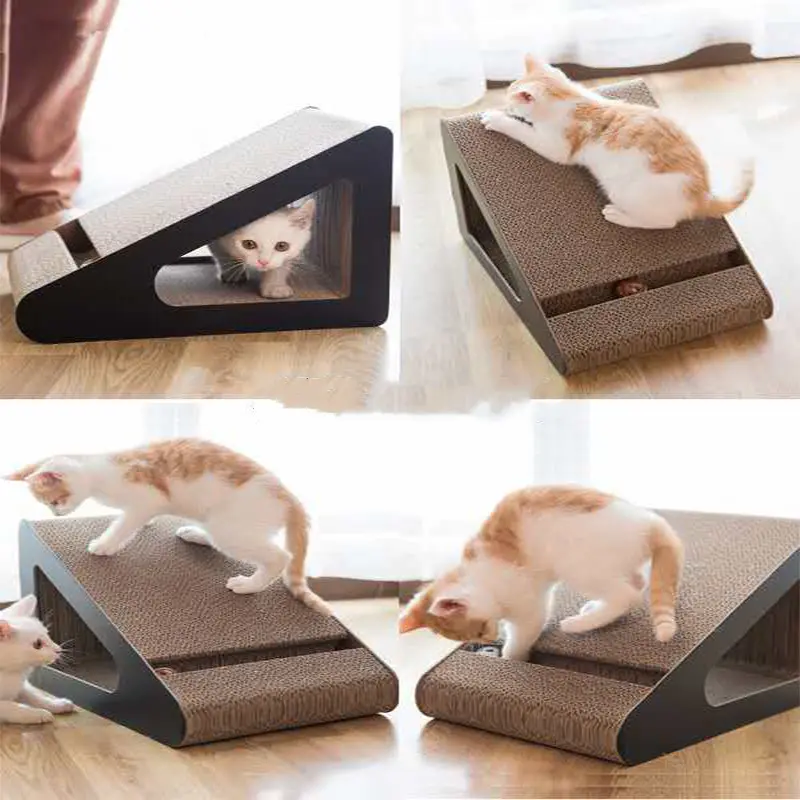 Triangle Cat Scratch Board Claw Sharpener Cat Post