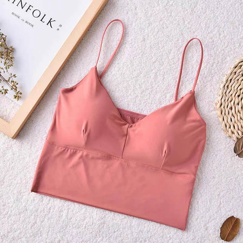 Title 3, New Style Ice Silk Camisole With Breathable Bea...