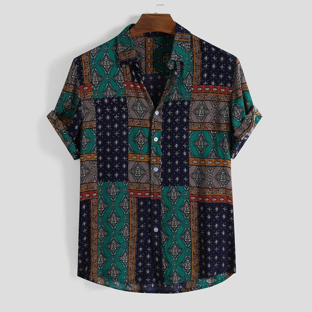 Title 3, New Arrival Summer Vintage Ethnic Style Men