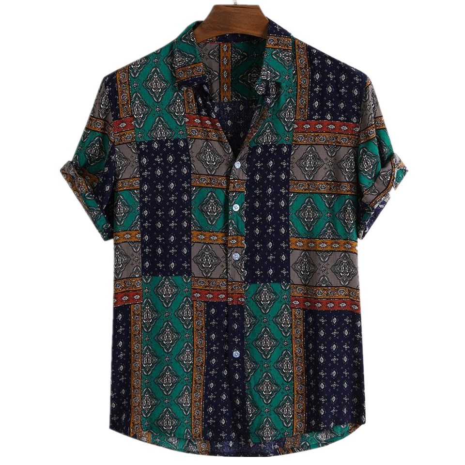 Title 2, New Arrival Summer Vintage Ethnic Style Men