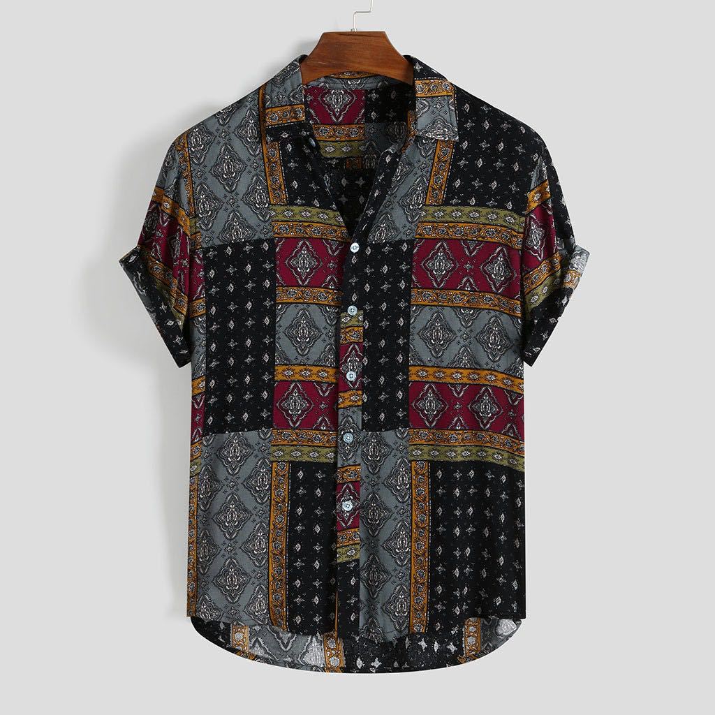 Title 6, New Arrival Summer Vintage Ethnic Style Men