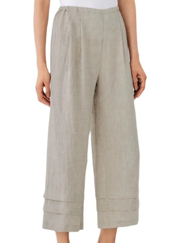 Summer Trousers Wide leg Casual Pants Beach Solid Color Straight Leg Pants Apricot - Shop at LoveMi