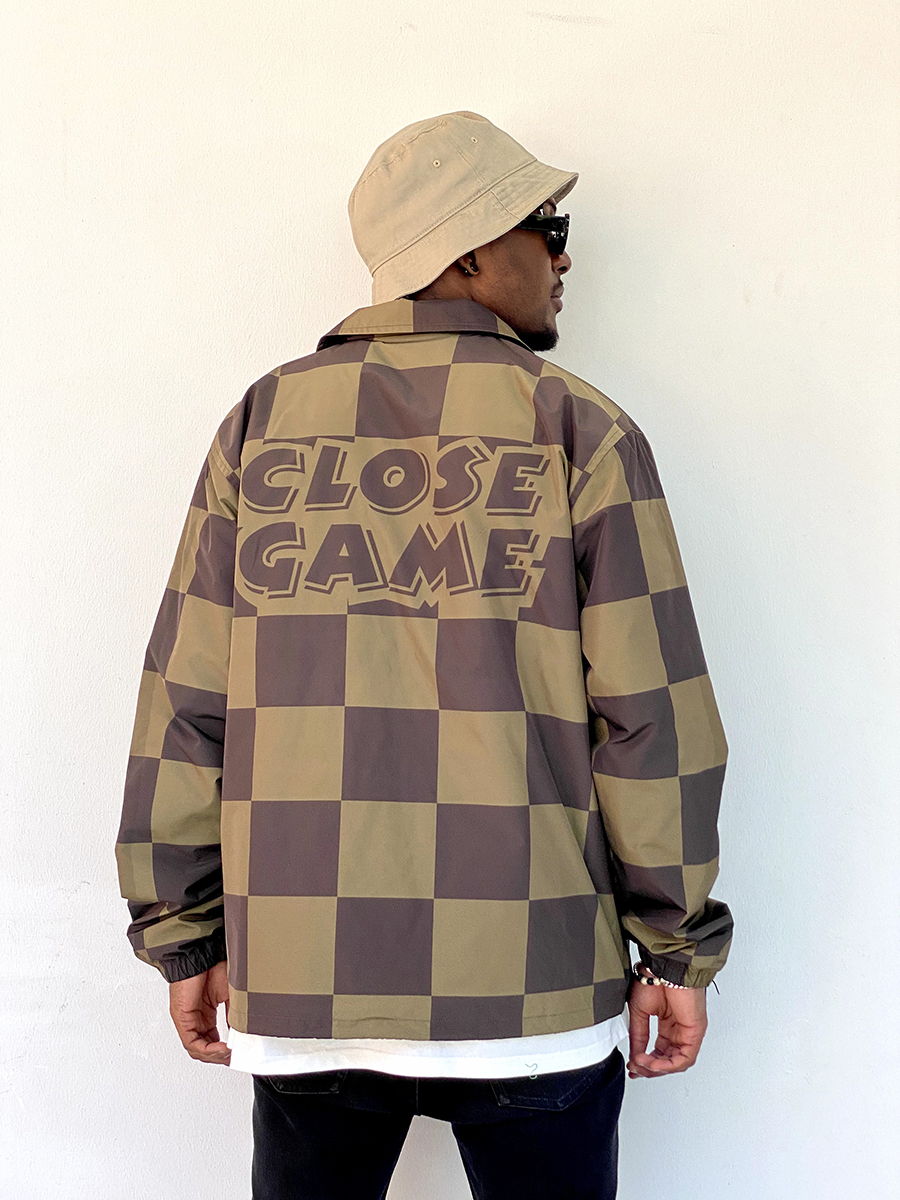 Black And White Plaid  Jacket Street Casual Workwear