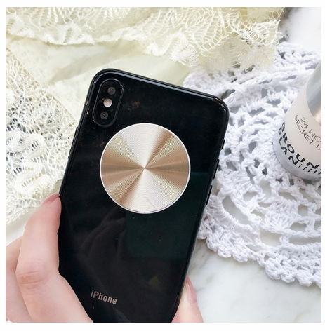 CD Pattern Patch Mobile Phone Airbag Bracket Desktop Lazy Telescopic Folding - Image 3