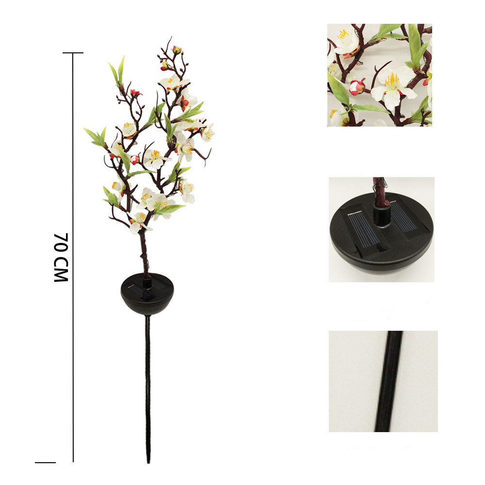 Solar cherry tree branch light