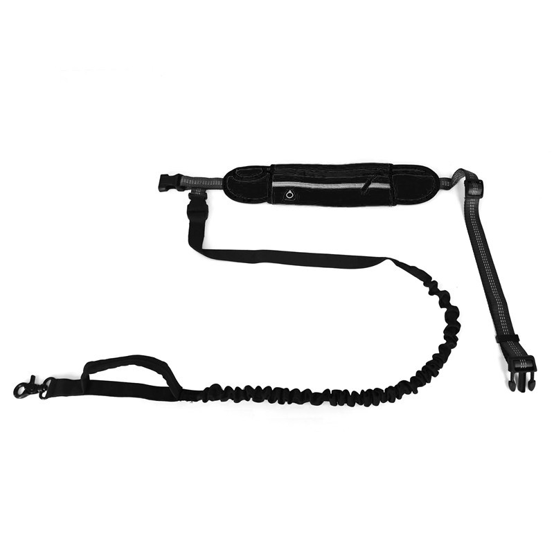 Black belt bag traction rope