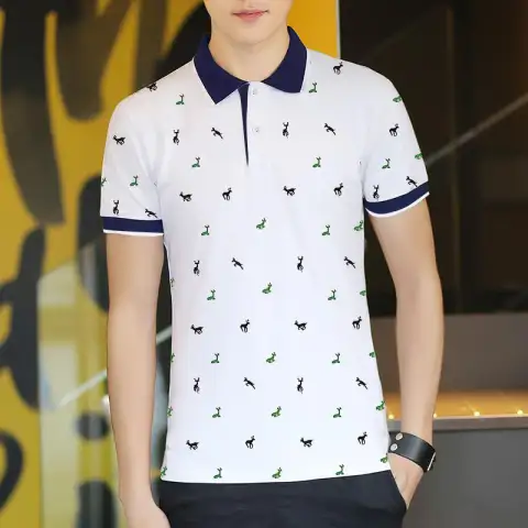 Short Sleeve T-shirt Men's One Summer Thin Polo Shirt