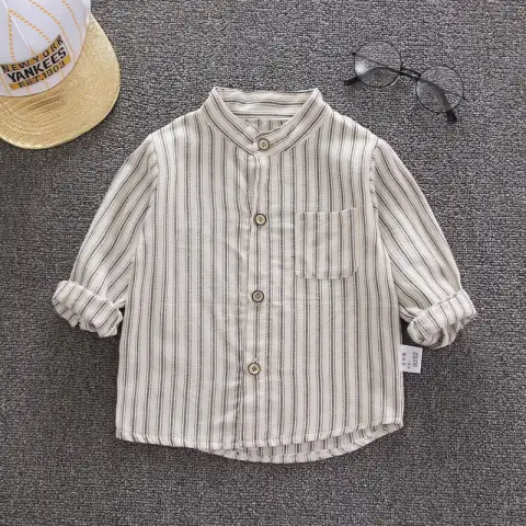 Pure Cotton Thin Children'S Spring and Autumn Clothing
