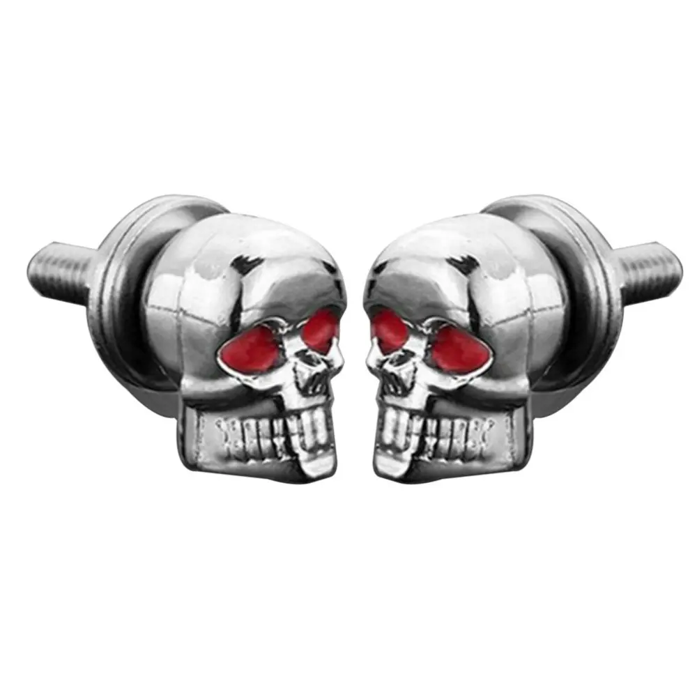 High Quality a PairSet Motorcycle Car Accessories Skull Dec