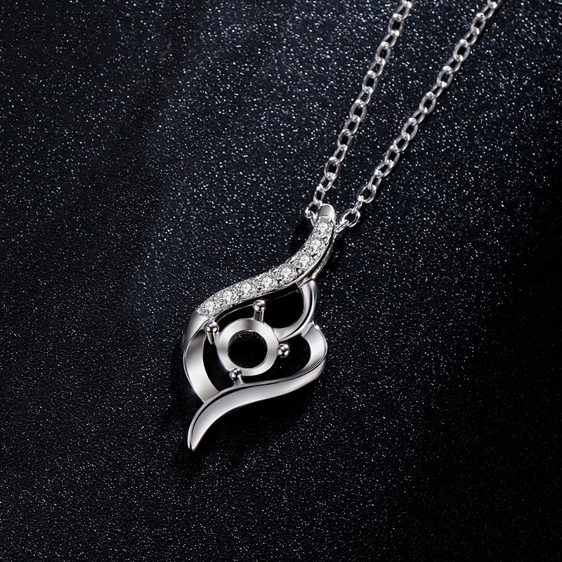 Silver 925 Sterling Silver Necklace Female Korean Style Necklace