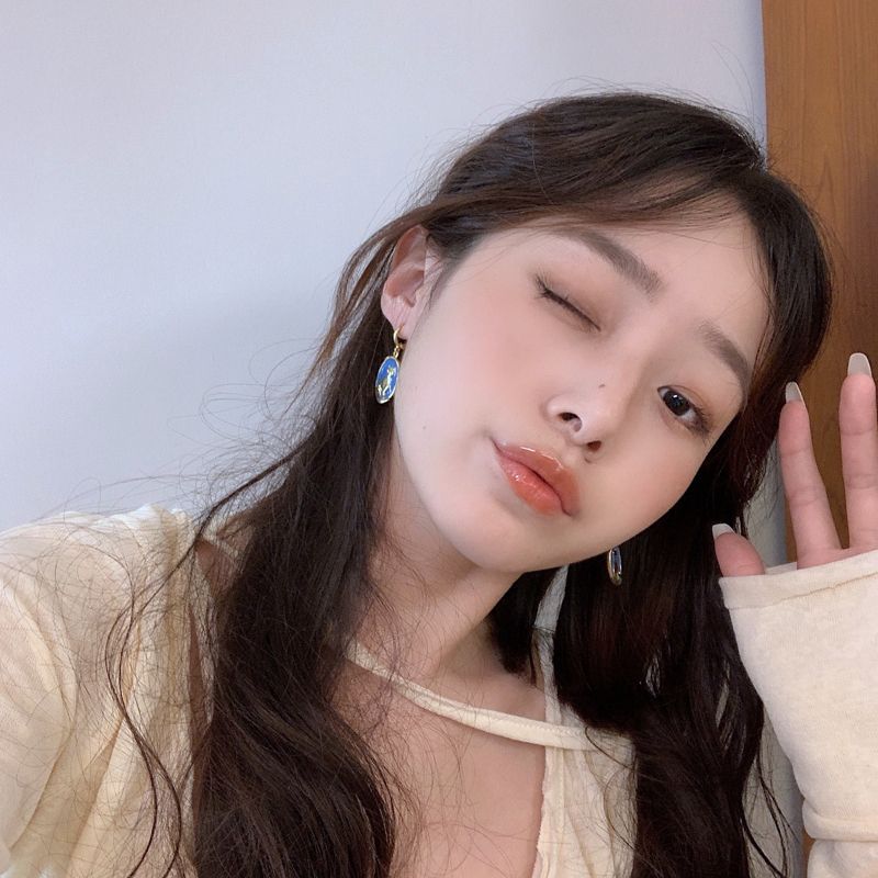 Niche Design Sense Cat Cat Earrings Female