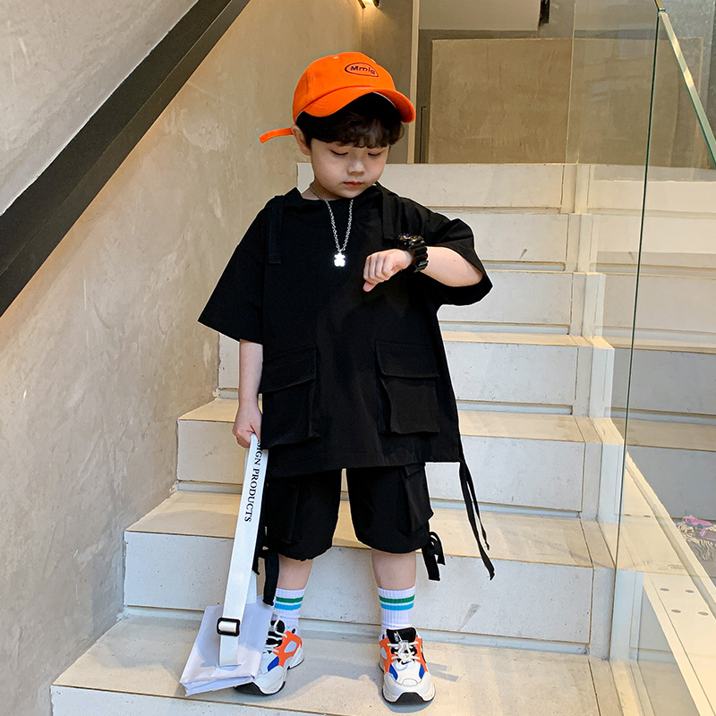 Title 5, Boys Short-sleeved Suit Summer New Baby Handsom...