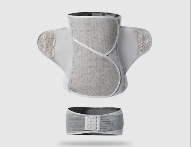 Postpartum Abdomen Belt Sculpting Waist Corset Smooth Gray - Shop at LoveMi