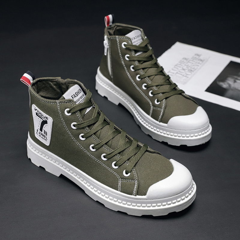 Title 1, Neue atmungsaktive High-Top-Canvas-Schuhe für H...