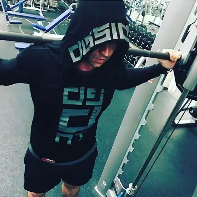 Fitness Vest Men's Hooded Sleeveless Vest Cotton Men's