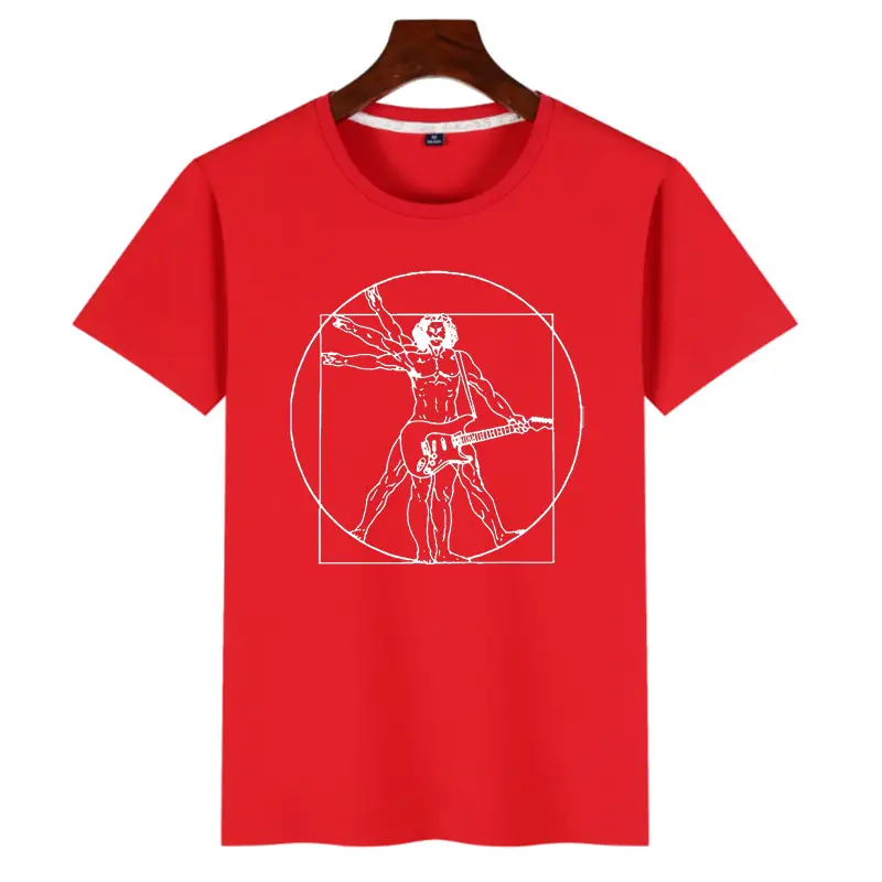 Men's Summer New Cartoon Print Round Neck T Shirt Cotton Casual Short Sleeved Top