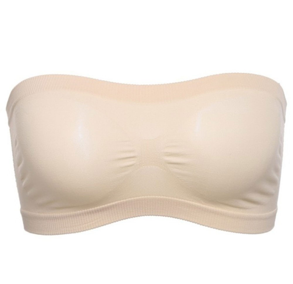 Title 4, Damen Flat Tube Top BH – nahtlos, trägerlos und...