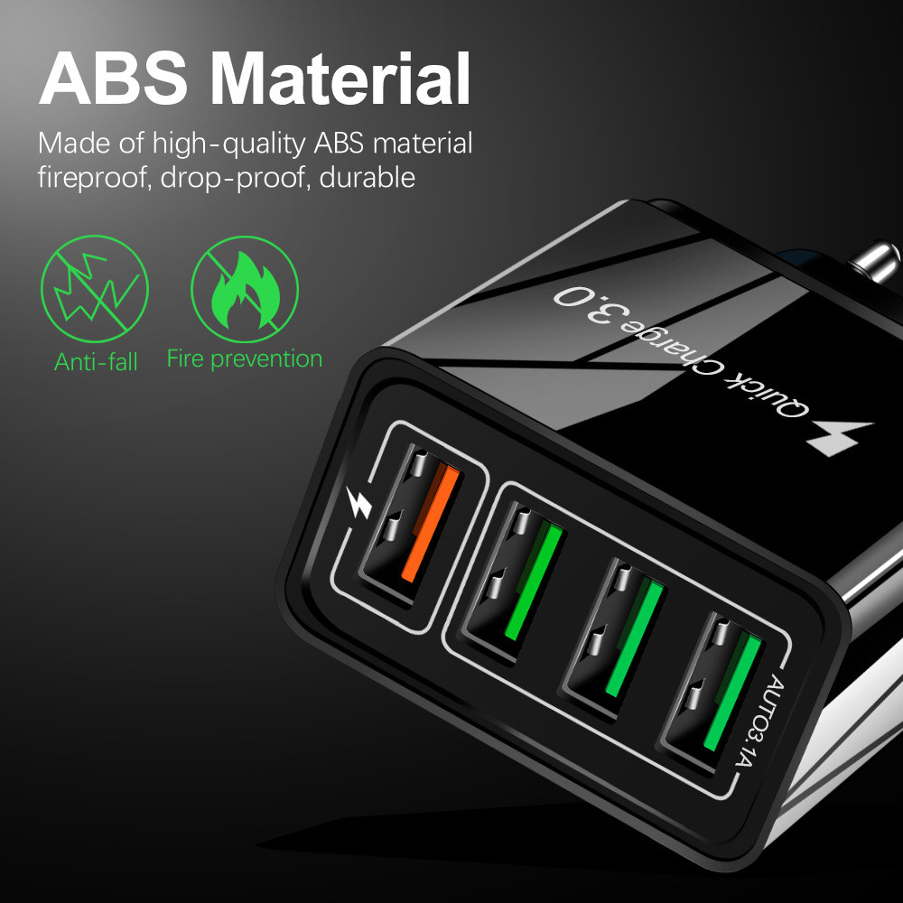 Fast Charging 4.1a Multi Port USB Charger