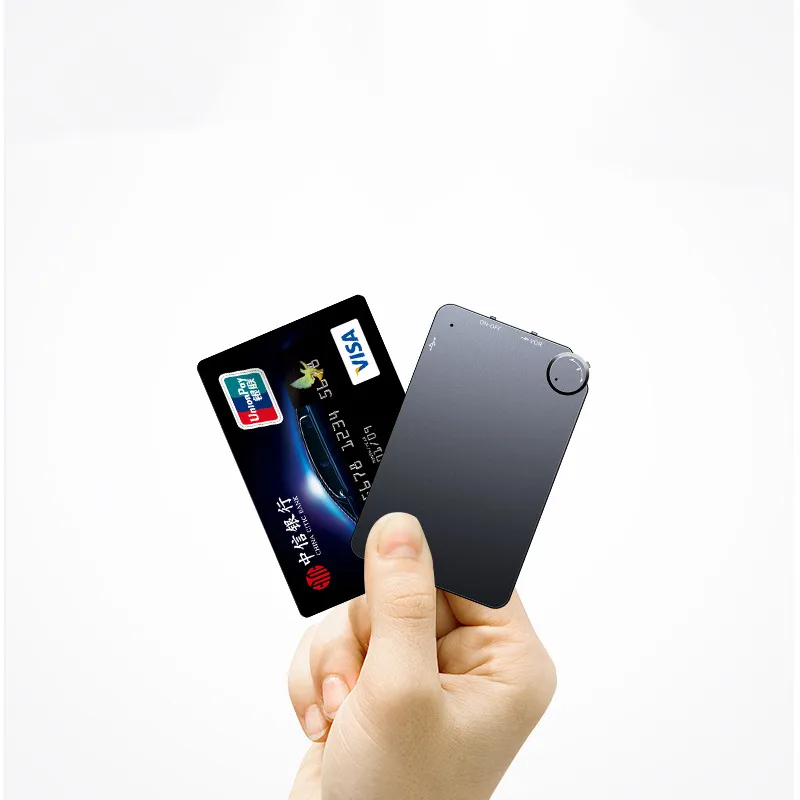 Card Type Light And Thin Portable Voice Recorder For Recording Education And Teaching Small Voice Recorder