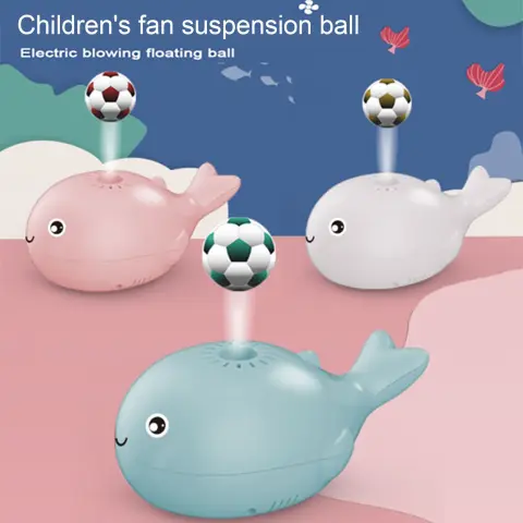 Electric Fan Floating Ball Toys Children's Fan Rechargeable Handheld