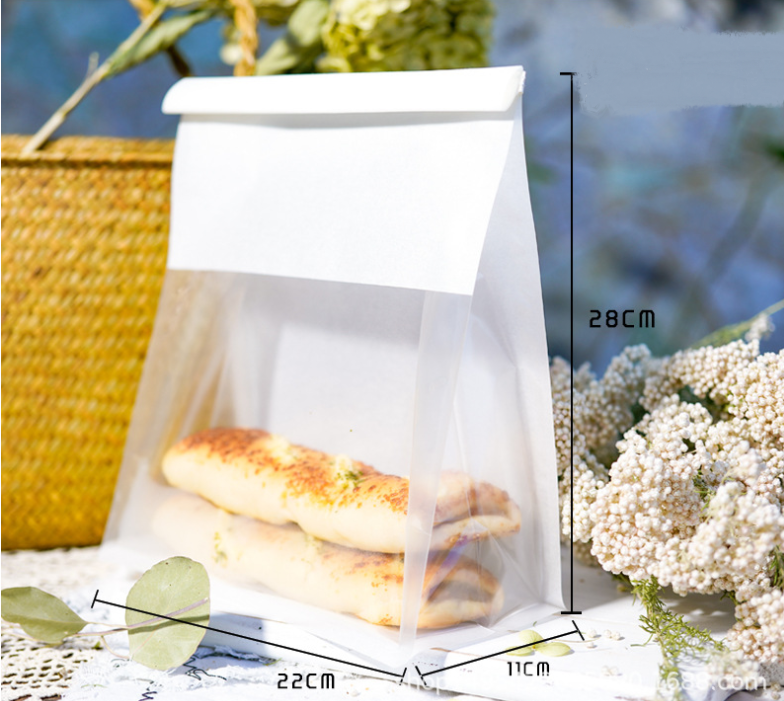 Title 1, Tissue Paper Toast Bag With Iron Wire Crimp Seal