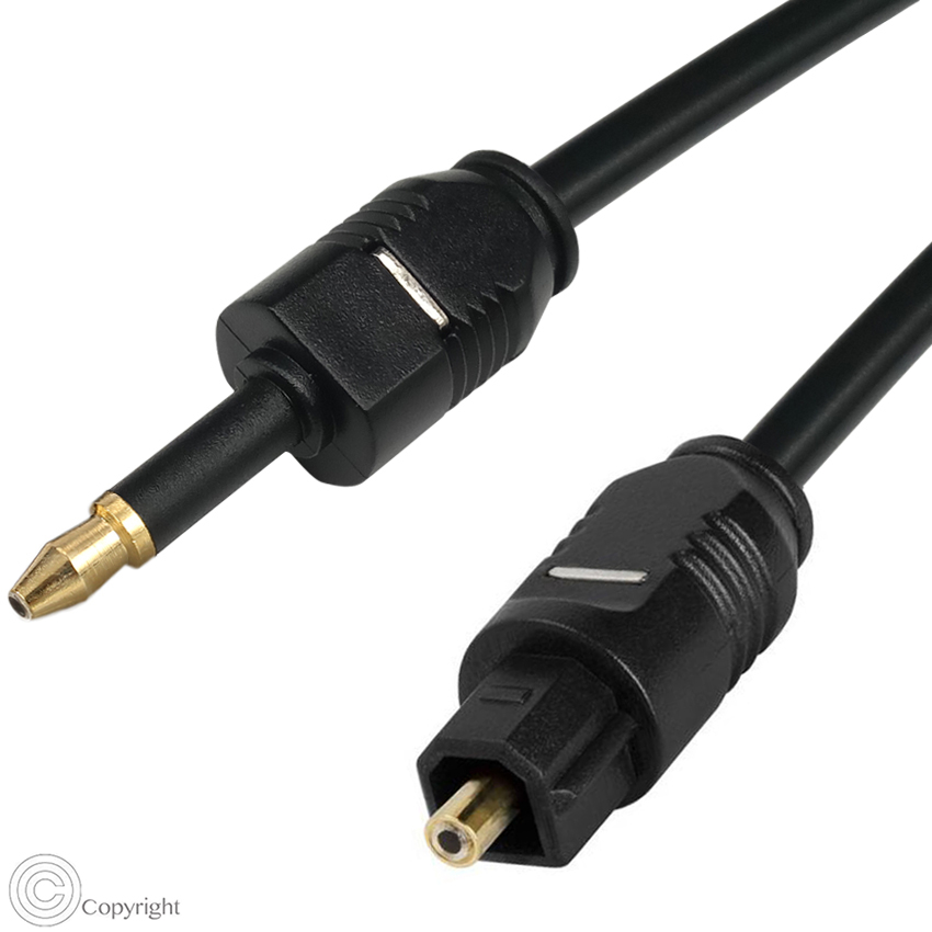 EMK Mini Toslink Audio Cable SPDIF Optical Cable 3.5 To 3.5 Optical Audio Cable