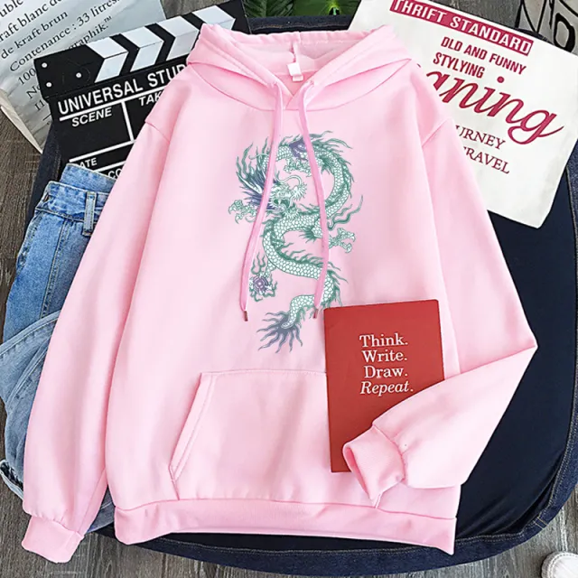 Fashion Pattern Autumn And Winter Fashion Sweater Pink - Shop at LoveMi