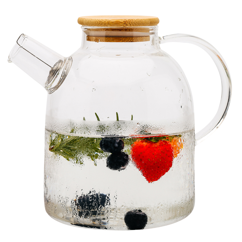 Cold Kettle Nordic Transparent Kettle Teapot Cool White