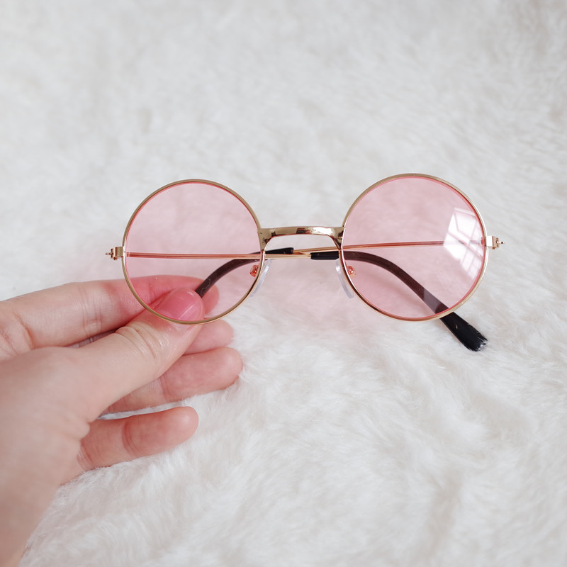 Gold frame pink