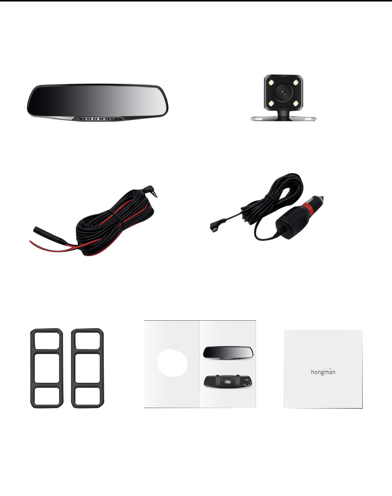 High-definition Night Vision Front And Rear Dual Recording Of Car Driving Recorder — foto 5