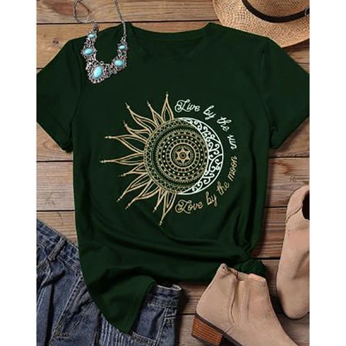 Fashion casual printed T-shirt