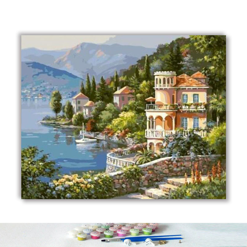 Frameless Oil Painting Flower Landscape Character Animal Photo Decoration