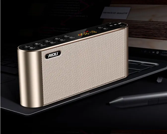 Wireless Bluetooth Speaker Dual Speakers Hifi Audio Card Usb