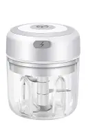 Mini Electric Garlic Chopper USB Charging Ginger Masher Machine Sturdy Durable Chili Vegetable Crusher Kitchen Tool view 5