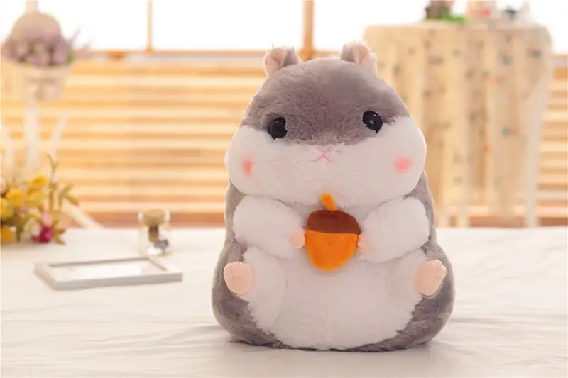 Cute Fat Hamster Plush Doll Pillow